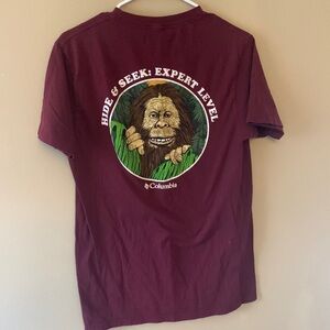 Columbia Bigfoot tshirt
